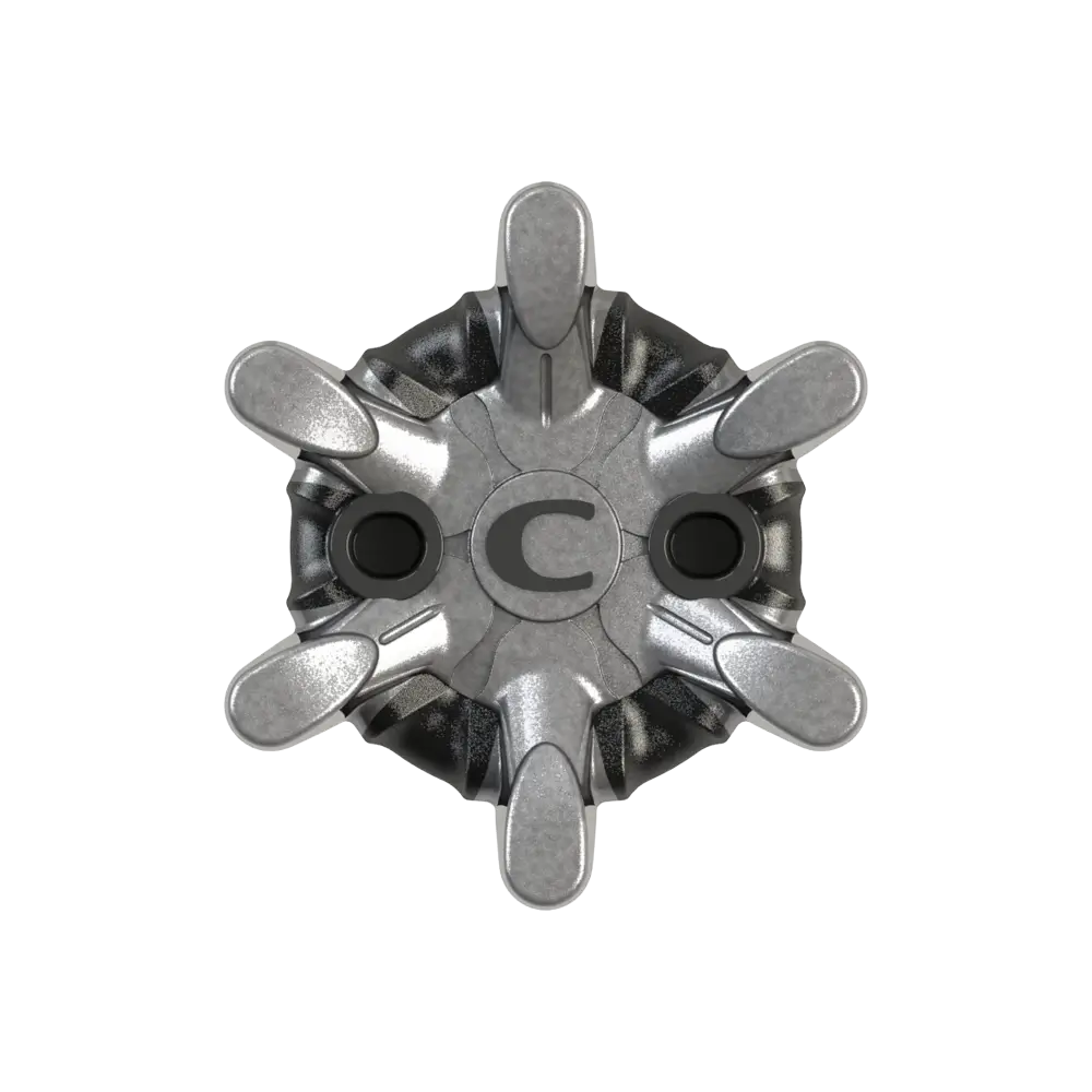 Zarma Tour Golf Spikes - Fast Twist® 3.0 | Silver/Black