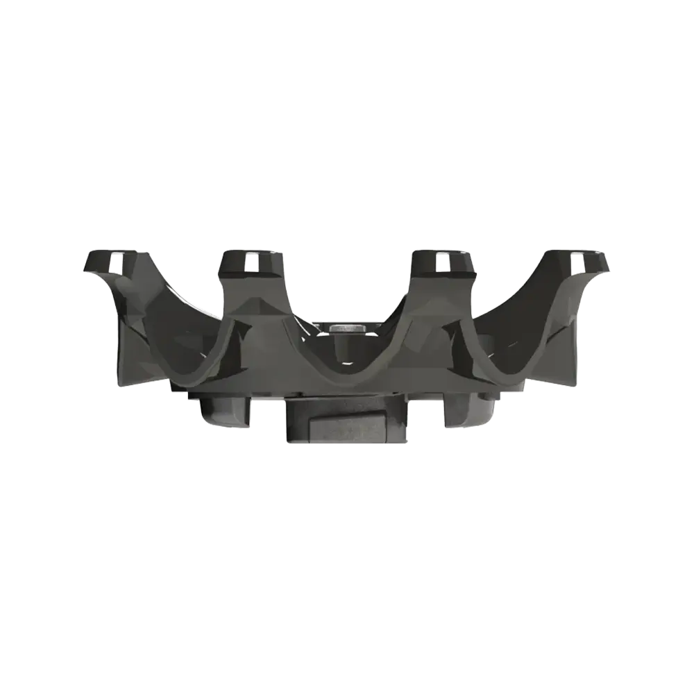 Side view of the Pulsar Golf Spikes black/silver