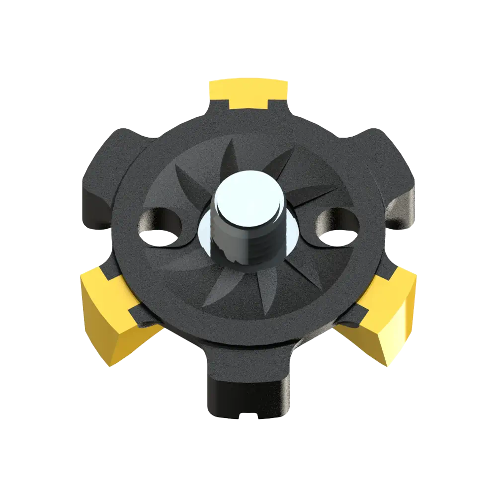 Bottom view of the Scorpion Stinger Golf Spikes Small Metal