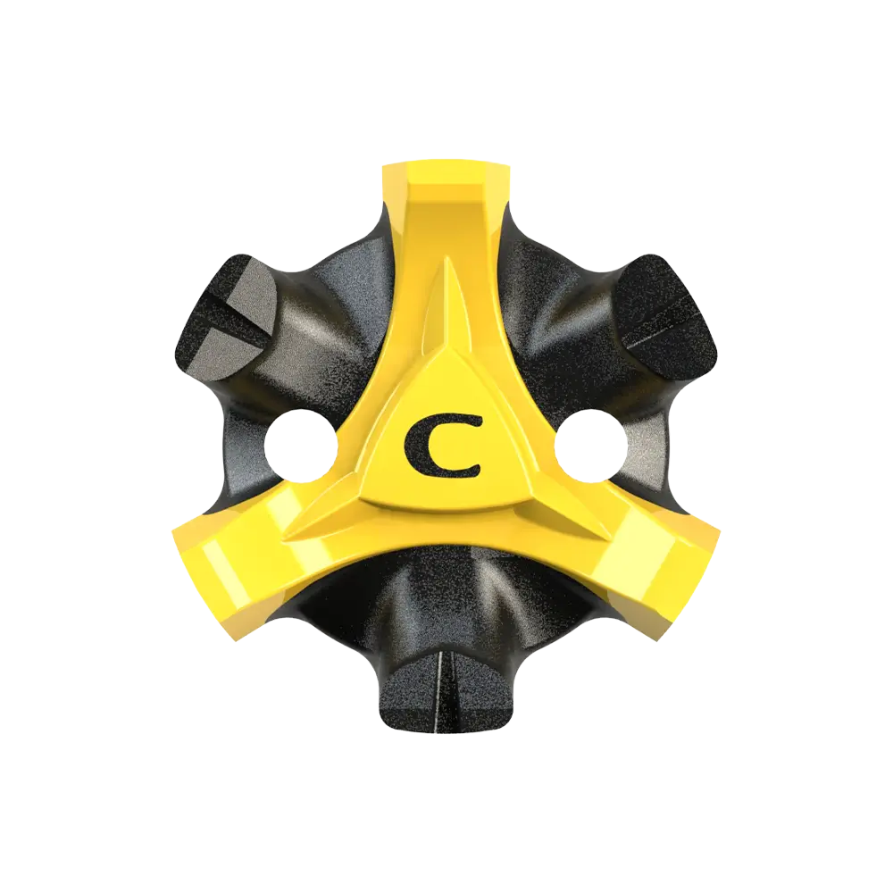 Scorpion Stinger Golf Spikes (Small Metal) | Yellow/Black
