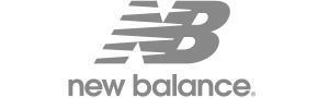 New Balance shoe brand logo.