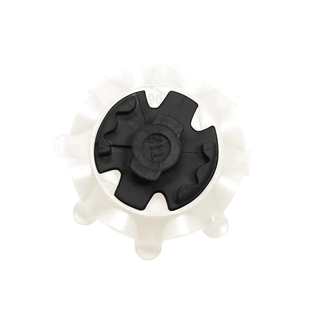 Back view of the white Pulsar Pins Golf Spike.