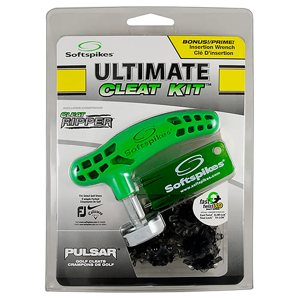 Ultimate Cleat Kit Pulsar Gray and Black packaging.