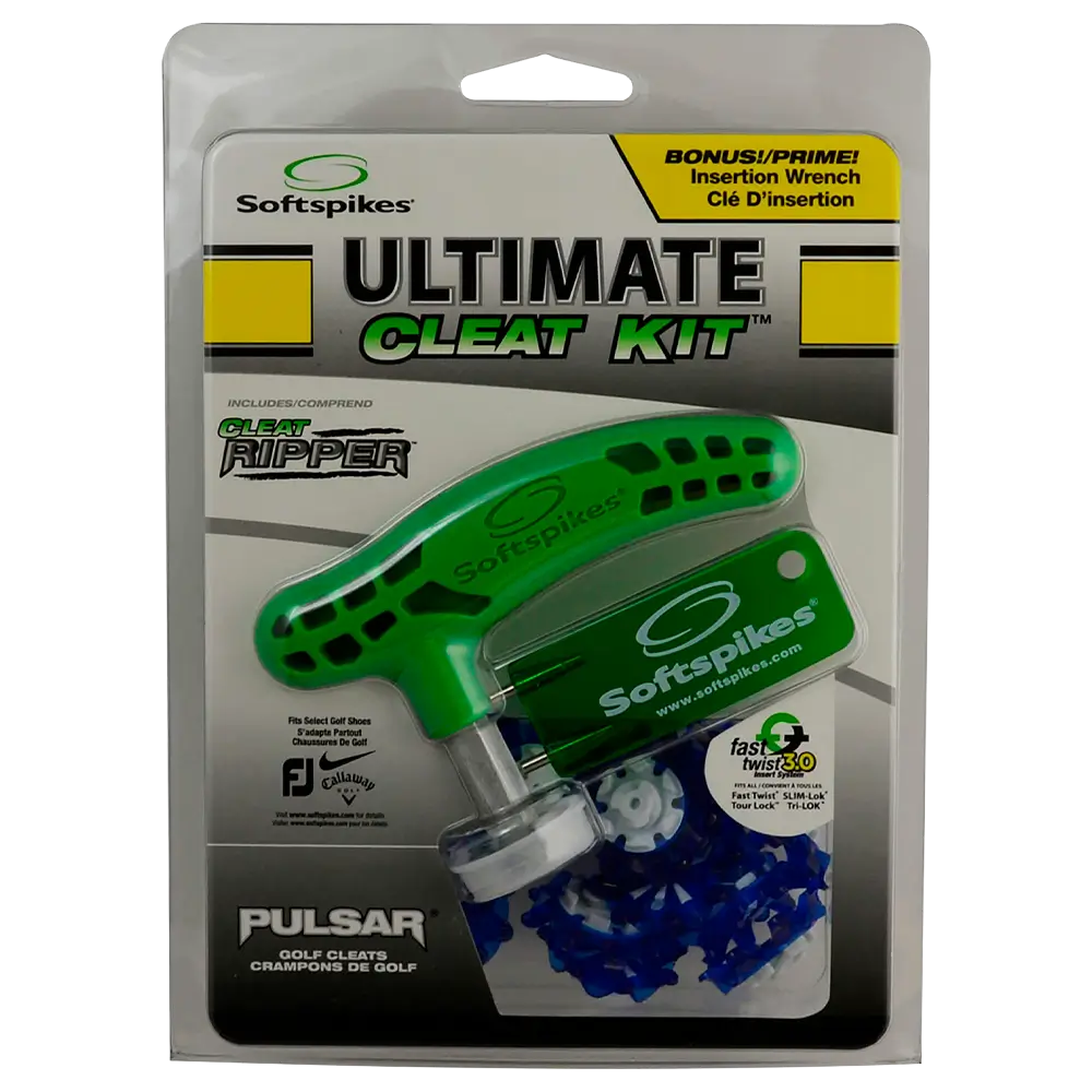 Ultimate Cleat Kit Pulsar Azure White packaging.