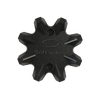 Front view of Black Widow golf traction spike 