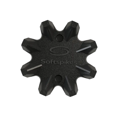 Front view of Black Widow golf traction spike 