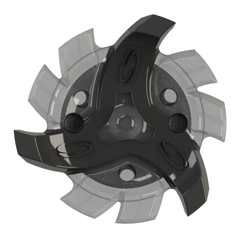 Tour Flex Pro Golf Spikes Fast Twist 3.0 Black Charcoal