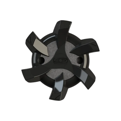 Stealth Golf Spikes (PINS) | Black/Silver