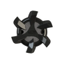 Stealth Golf Spikes (PINS) | Black/Silver