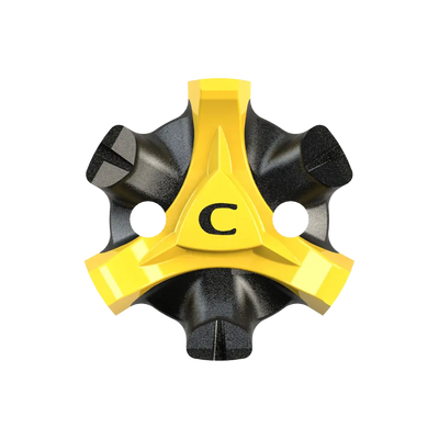 Top view of the Scorpion Stinger Golf Spikes Small Metal
