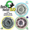 Softspikes® Silver Tornado (Fast Twist® 3.0) | Clear/Atomic Blue