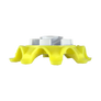 Side view of the neon yellow Pulsar Golf Spike. 