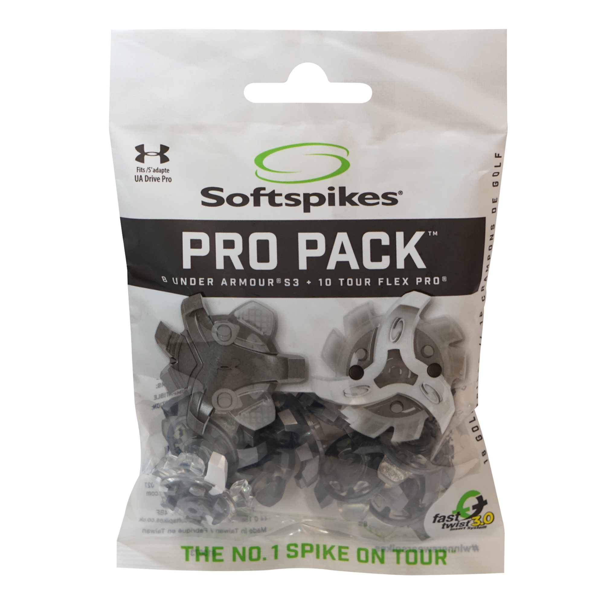 SoftSpikes Under Armour S3/Tour Flex Pro Pack - 18 Count