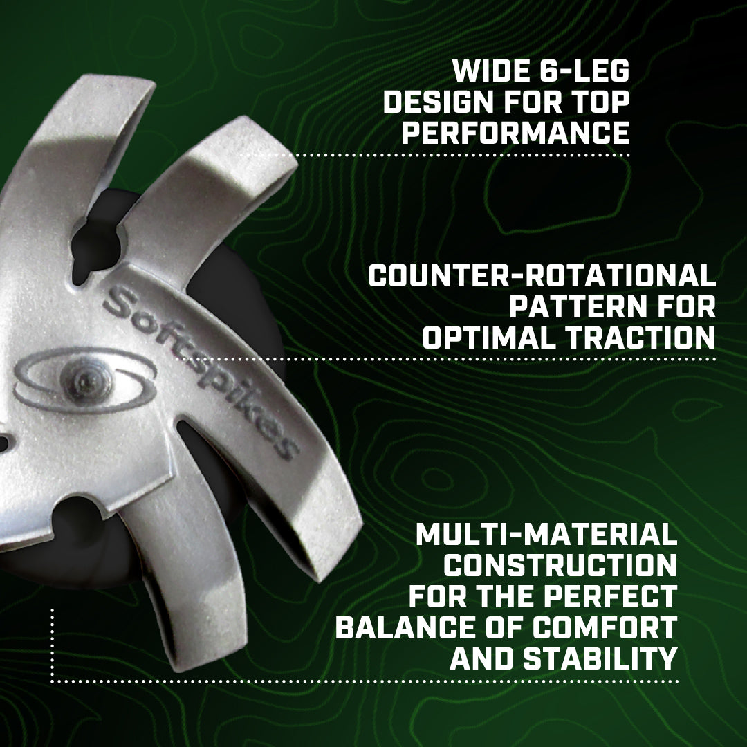 Silver Tornado Golf Spikes - Fast Twist® 3.0 | Softspikes