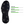 Stealth Golf Spikes (PINS) | Black/Silver