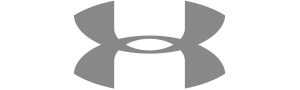 Under Armour shoe brand logo. 