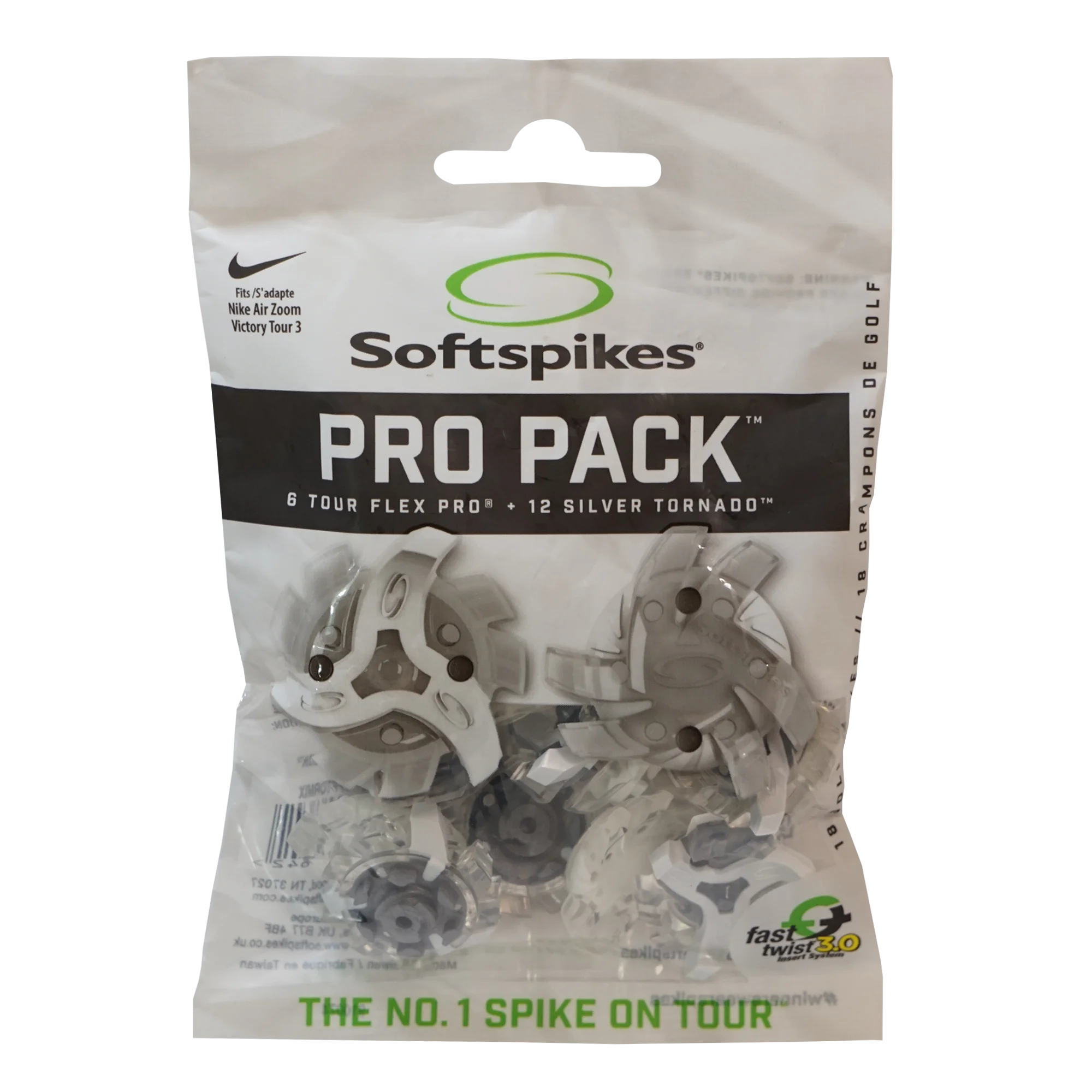 Nike Tour Flex Pro/Tornado Pro Pack Fast Twist® 3.0 packaging. 