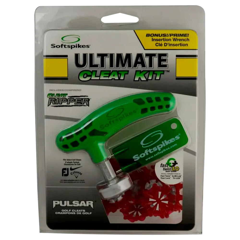 Ultimate Cleat Kit Pulsar Red and White packaging. 