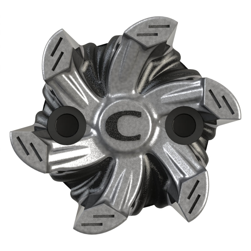 Champ Helix Golf Spikes - PINS® | Silver/Black